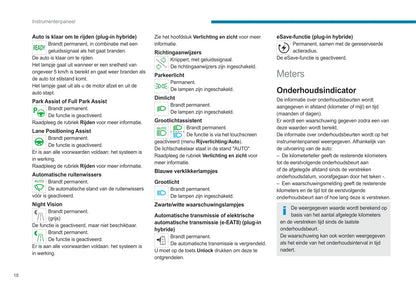 2021-2023 Peugeot 508 Owner's Manual | Dutch