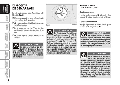 2012-2013 Fiat Strada Gebruikershandleiding | Frans