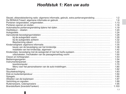 2016-2017 Renault Mégane Gebruikershandleiding | Nederlands
