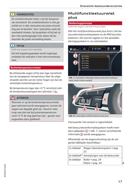 2016-2017 Audi A3 Gebruikershandleiding | Nederlands