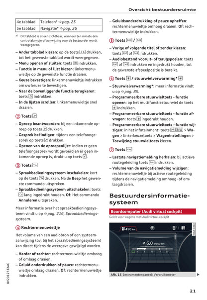 2016-2017 Audi A3 Owner's Manual | Dutch