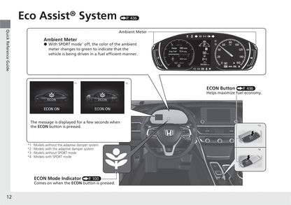 2021 Honda Accord Bedienungsanleitung | Englisch