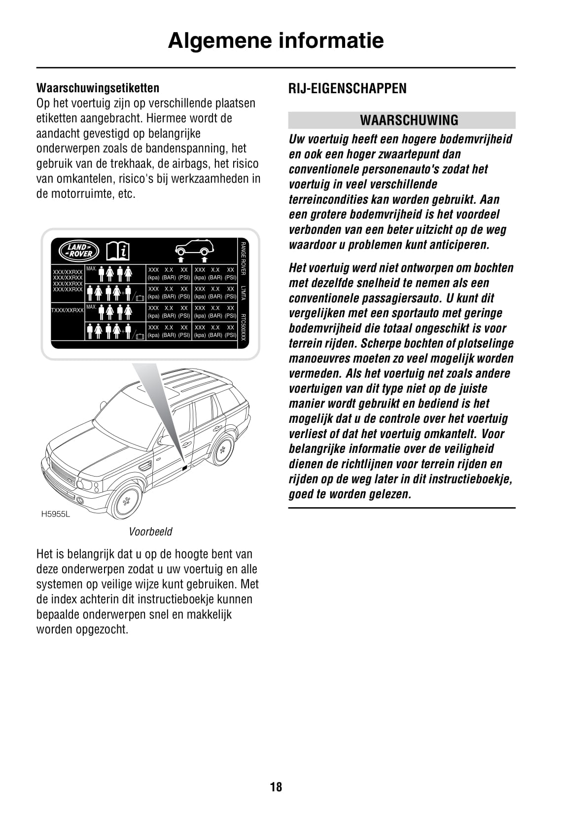 2003-2007 Land Rover Freelander Bedienungsanleitung | Niederländisch