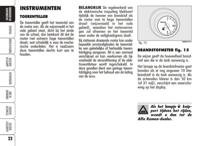 2006-2008 Alfa Romeo Spider Gebruikershandleiding | Nederlands