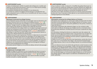 2016-2017 Skoda Octavia Owner's Manual | French