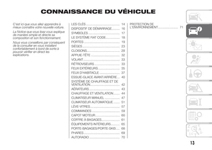 2017-2018 Fiat Doblò Bedienungsanleitung | Französisch