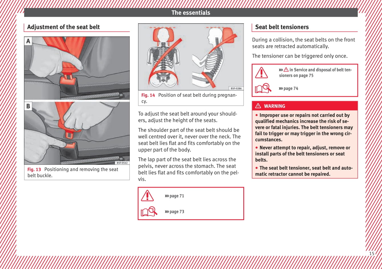 2012-2015 Seat Ibiza Bedienungsanleitung | Englisch