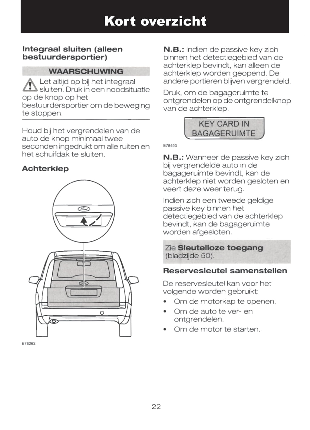 2004-2008 Ford Focus Bedienungsanleitung | Niederländisch