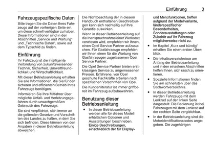 2017-2018 Opel Zafira/Zafira Tourer Bedienungsanleitung | Deutsch