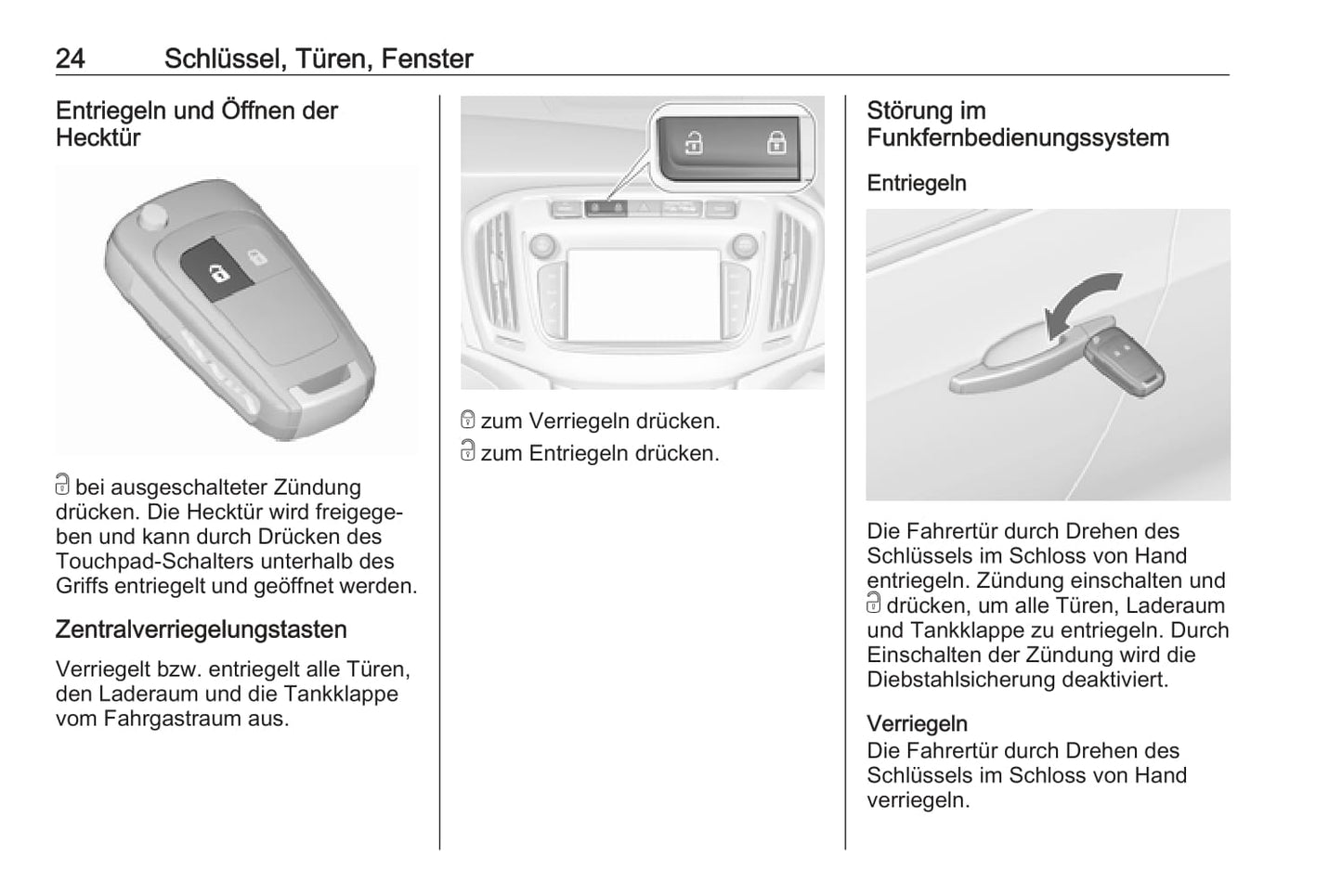 2017-2018 Opel Zafira/Zafira Tourer Gebruikershandleiding | Duits