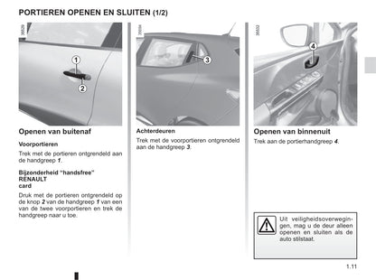 2016-2017 Renault Clio Owner's Manual | Dutch