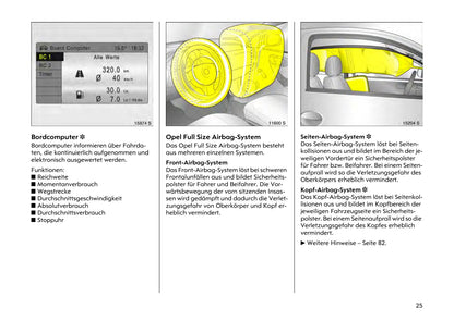 2003-2006 Opel Combo/Corsa Owner's Manual | German