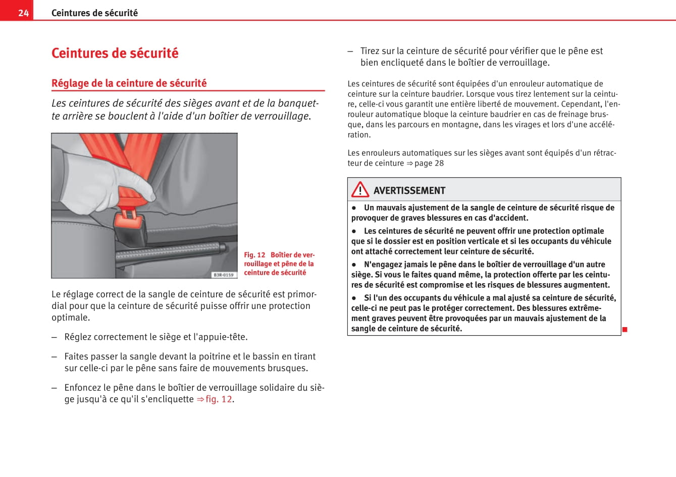 2012-2013 Seat Exeo Owner's Manual | French