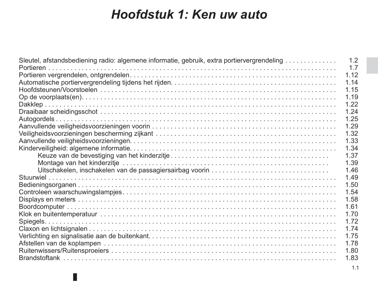 2016-2017 Renault Kangoo Gebruikershandleiding | Nederlands