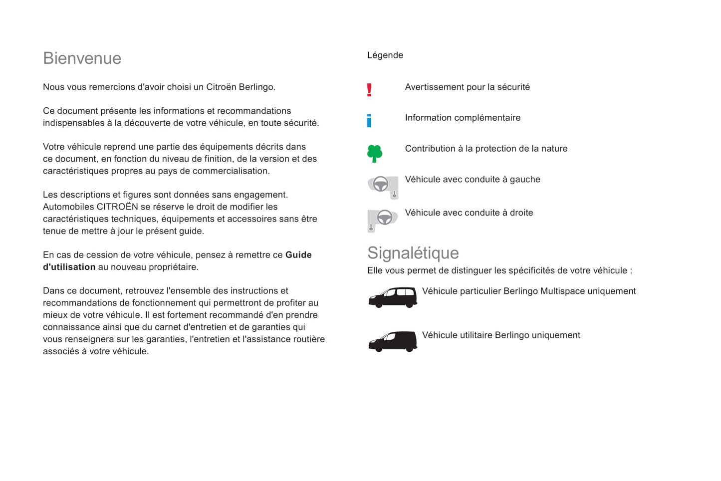 2017-2018 Citroën Berlingo/Berlingo Multispace Bedienungsanleitung | Französisch