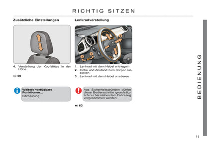 2011-2013 Citroën C3 Bedienungsanleitung | Deutsch