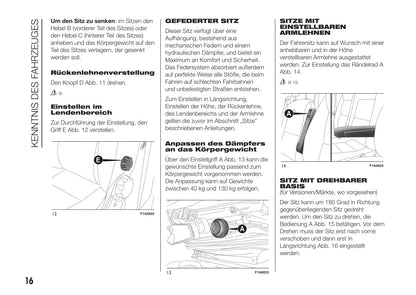 2015-2016 Fiat Ducato Owner's Manual | German