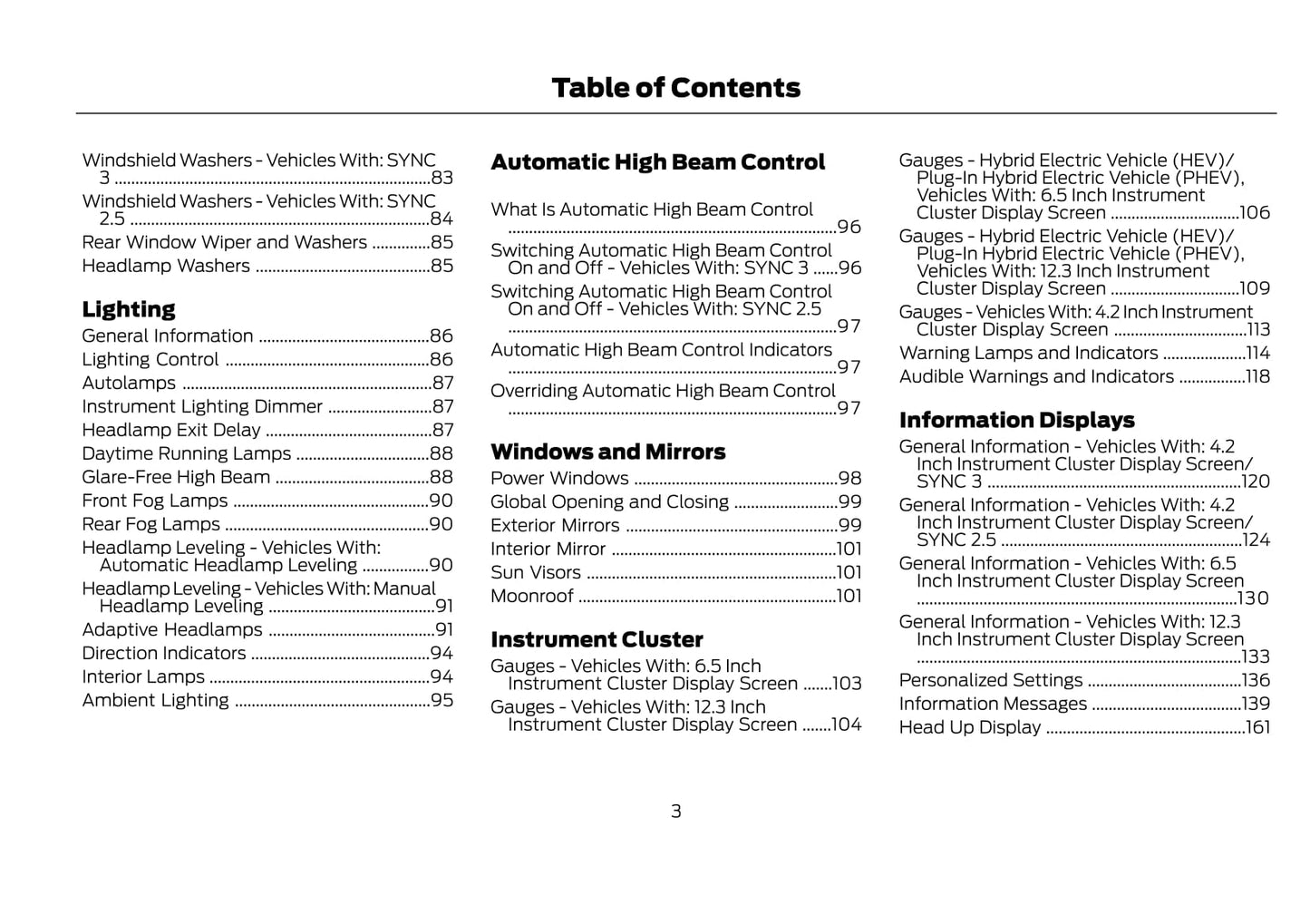 2021-2022 Ford Kuga Vignale/Kuga Vignale Hybrid Owner's Manual | English