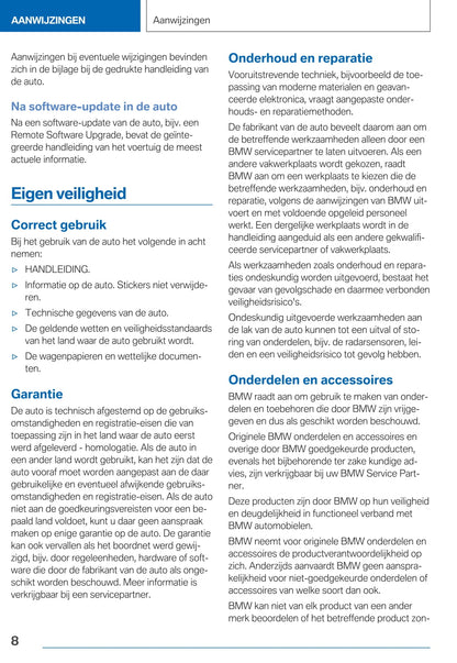 2021 BMW 4 Series Coupé Owner's Manual | Dutch