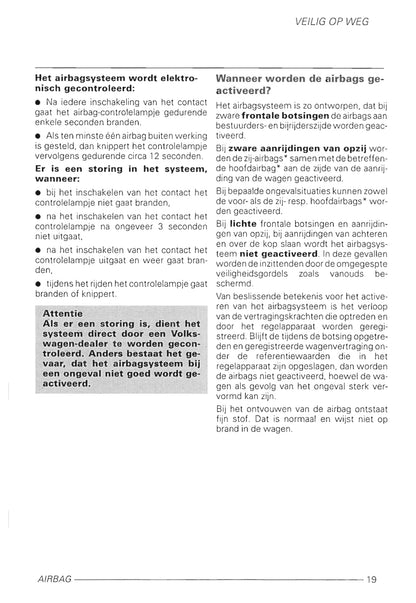 1999-2001 Volkswagen Polo Bedienungsanleitung | Niederländisch