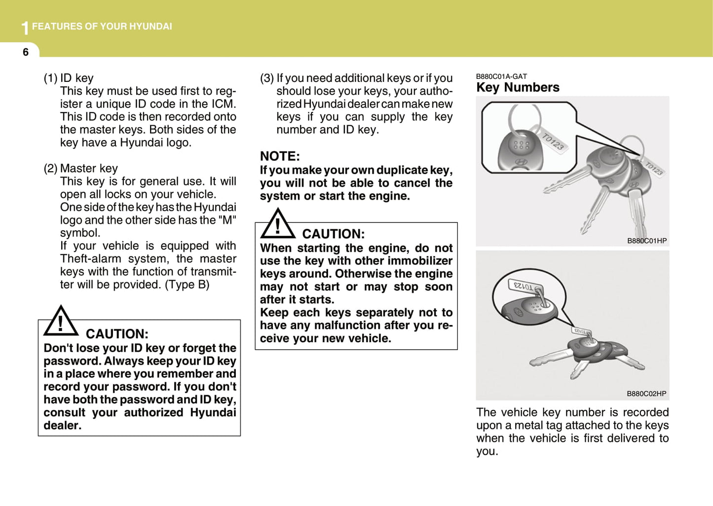 2006-2007 Hyundai Terracan Owner's Manual | English