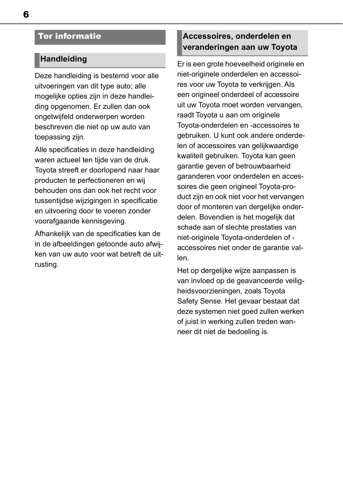 2022-2023 Toyota Aygo X Manuel du propriétaire | Néerlandais