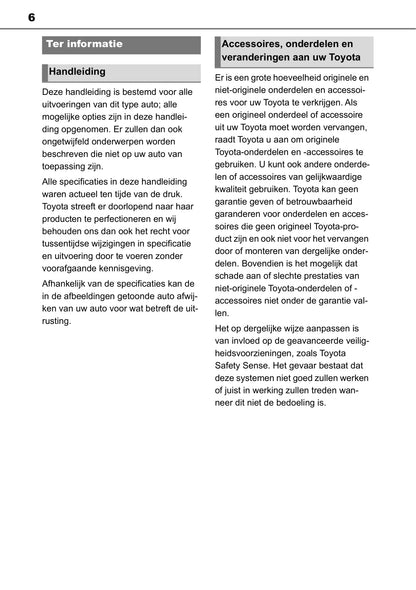 2022-2023 Toyota Aygo X Bedienungsanleitung | Niederländisch