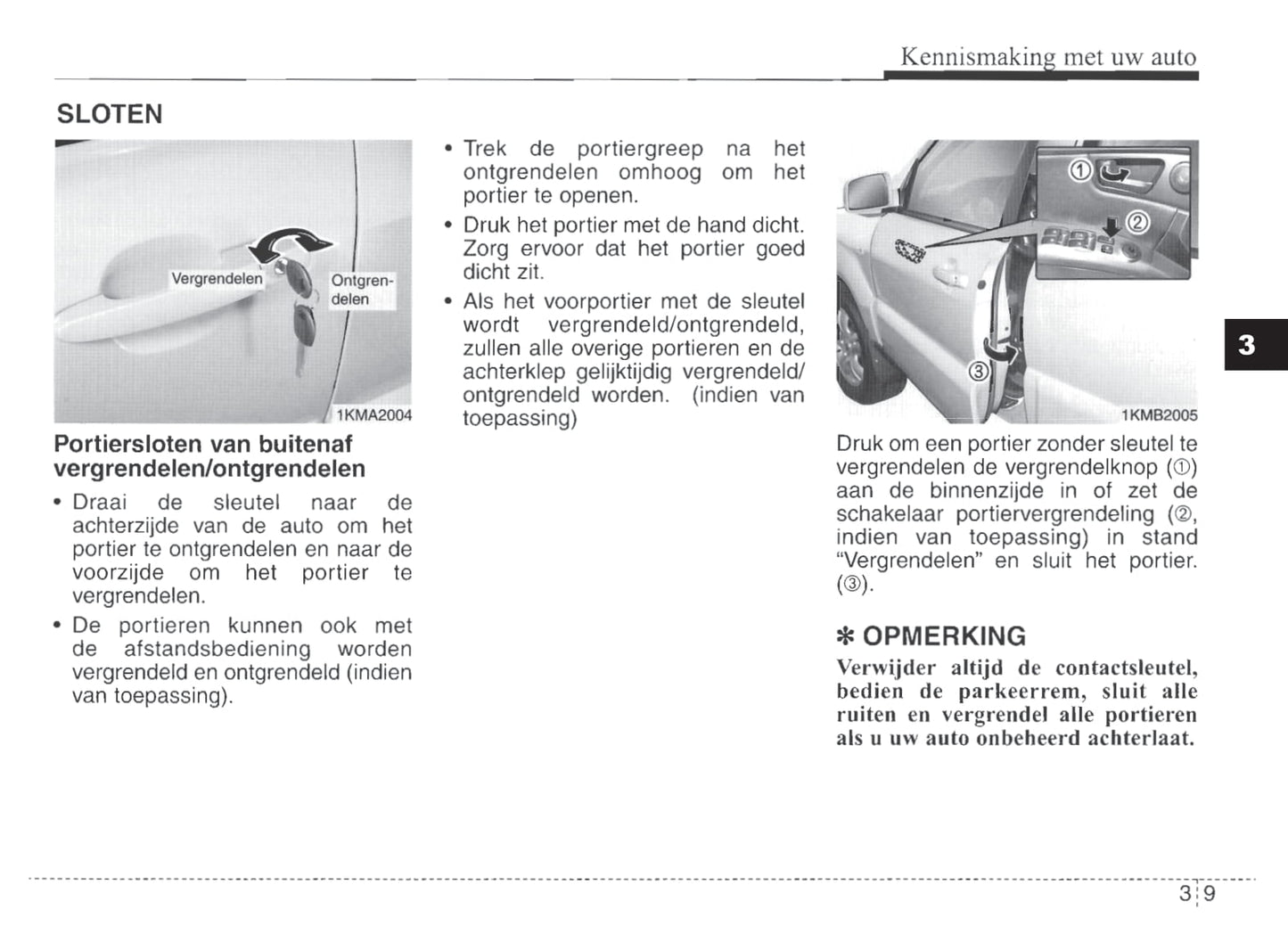 2007-2008 Kia Sportage Gebruikershandleiding | Nederlands