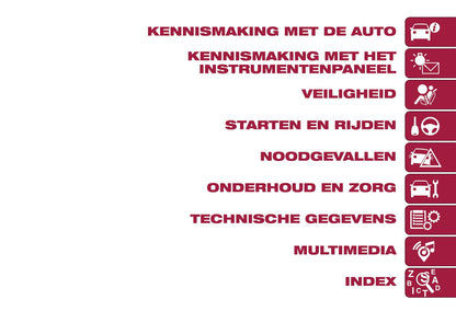2016-2017 Fiat Tipo 4 Doors Owner's Manual | Dutch