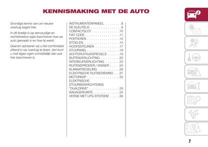 2016-2017 Fiat Tipo 4 Doors Gebruikershandleiding | Nederlands