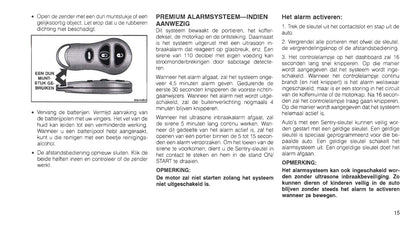 1999-2005 Chrysler Neon Owner's Manual | Dutch