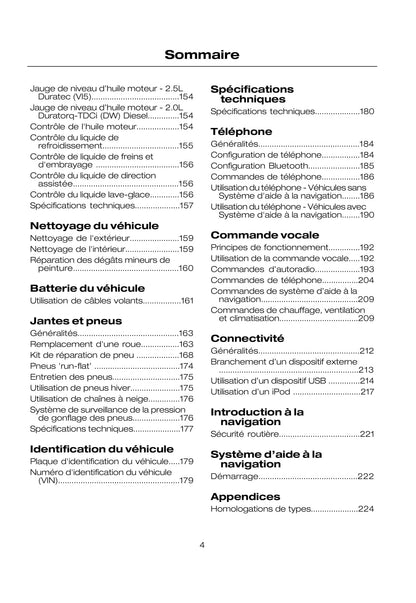 2008-2009 Ford Kuga Owner's Manual | French