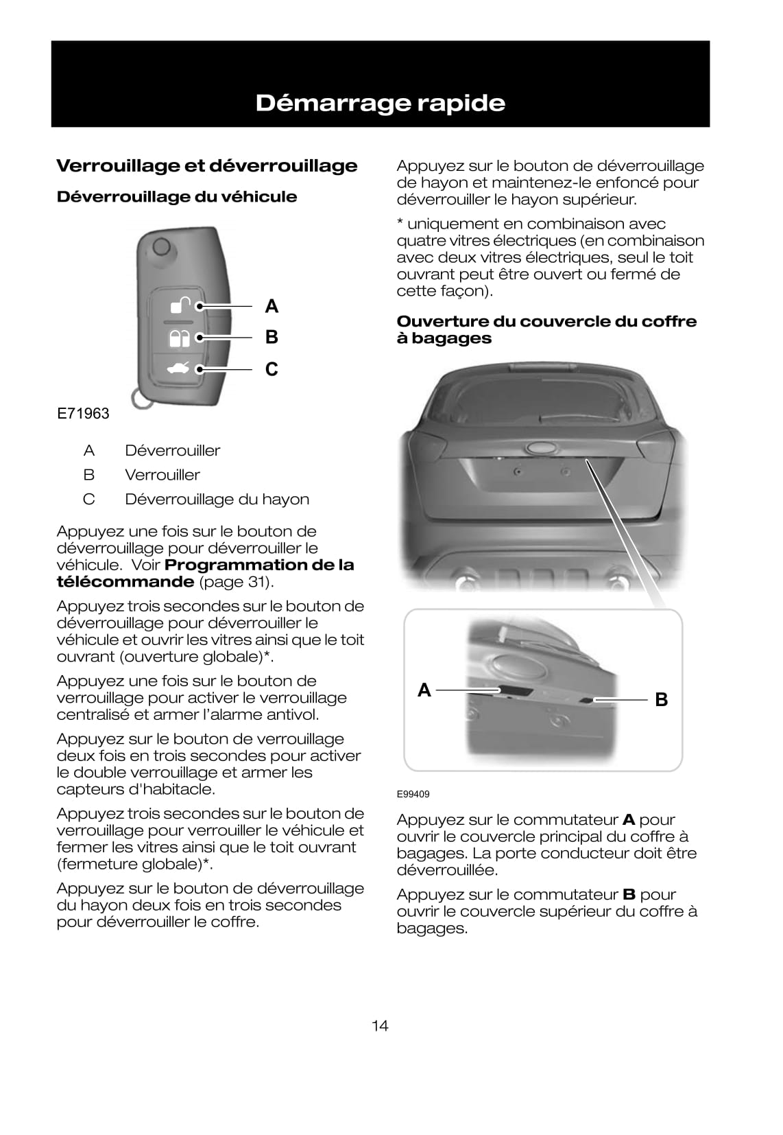 2008-2009 Ford Kuga Manuel du propriétaire | Français