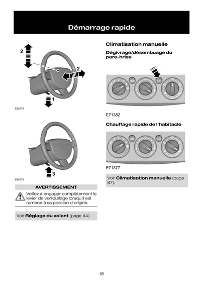 2008-2009 Ford Kuga Bedienungsanleitung | Französisch