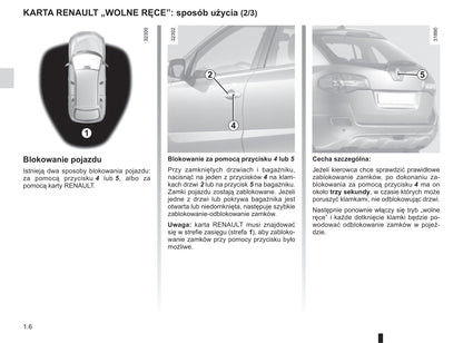 2012-2013 Renault Koleos Owner's Manual | Polish