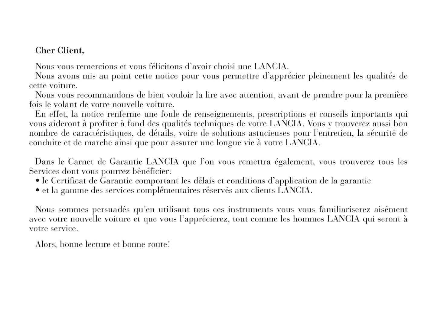 2001-2005 Lancia Lybra Gebruikershandleiding | Frans