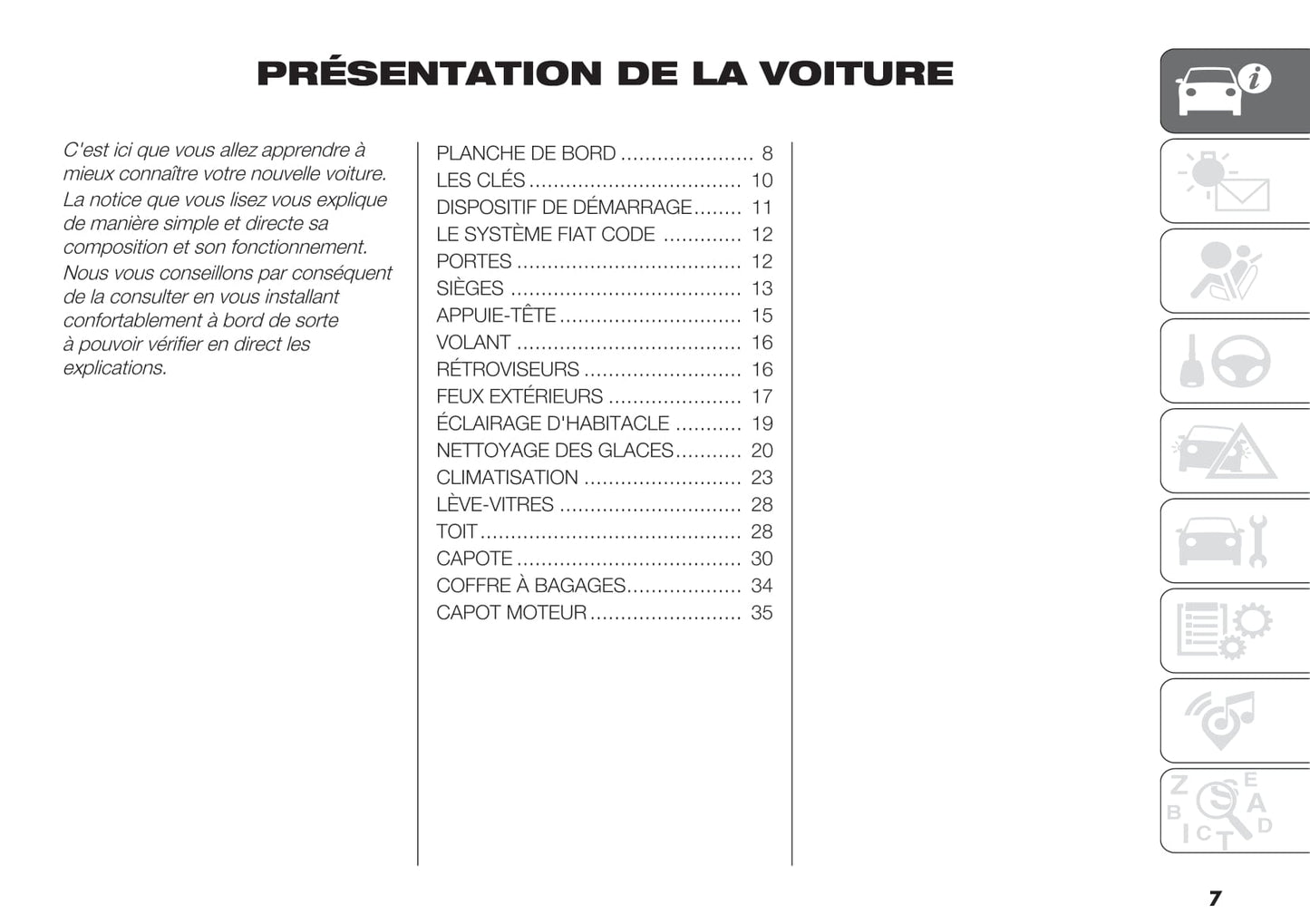 2020-2021 Fiat 500 Hybrid/500C Hybrid Owner's Manual | French