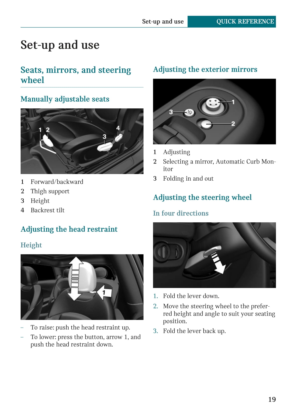 2019-2021 Mini Cooper SE Owner's Manual | English
