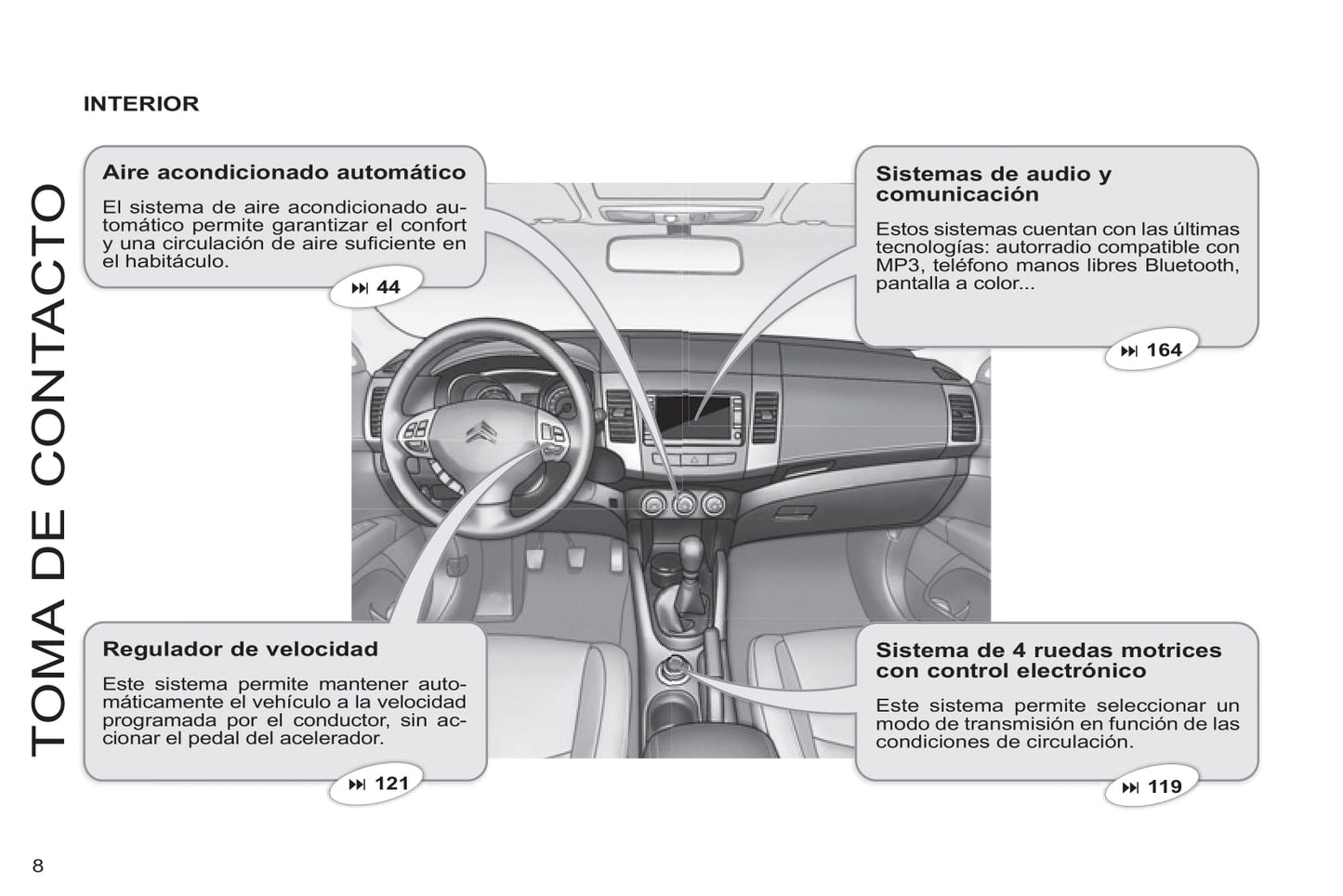 2011-2012 Citroën C-Crosser Bedienungsanleitung | Spanisch