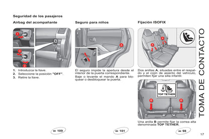 2007-2012 Citroën C-Crosser Manuel du propriétaire | Espagnol