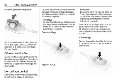 2016-2017 Opel Antara Manuel du propriétaire | Français