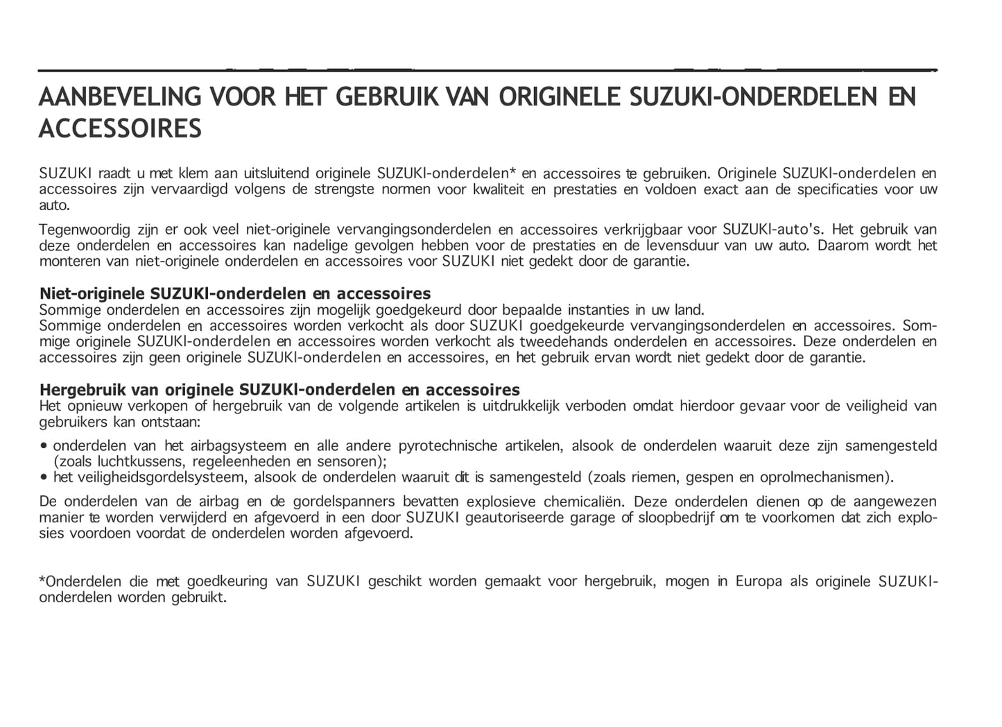 2013-2014 Suzuki S-Cross Gebruikershandleiding | Nederlands