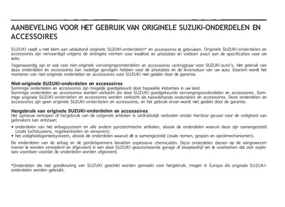 2013-2014 Suzuki S-Cross Bedienungsanleitung | Niederländisch