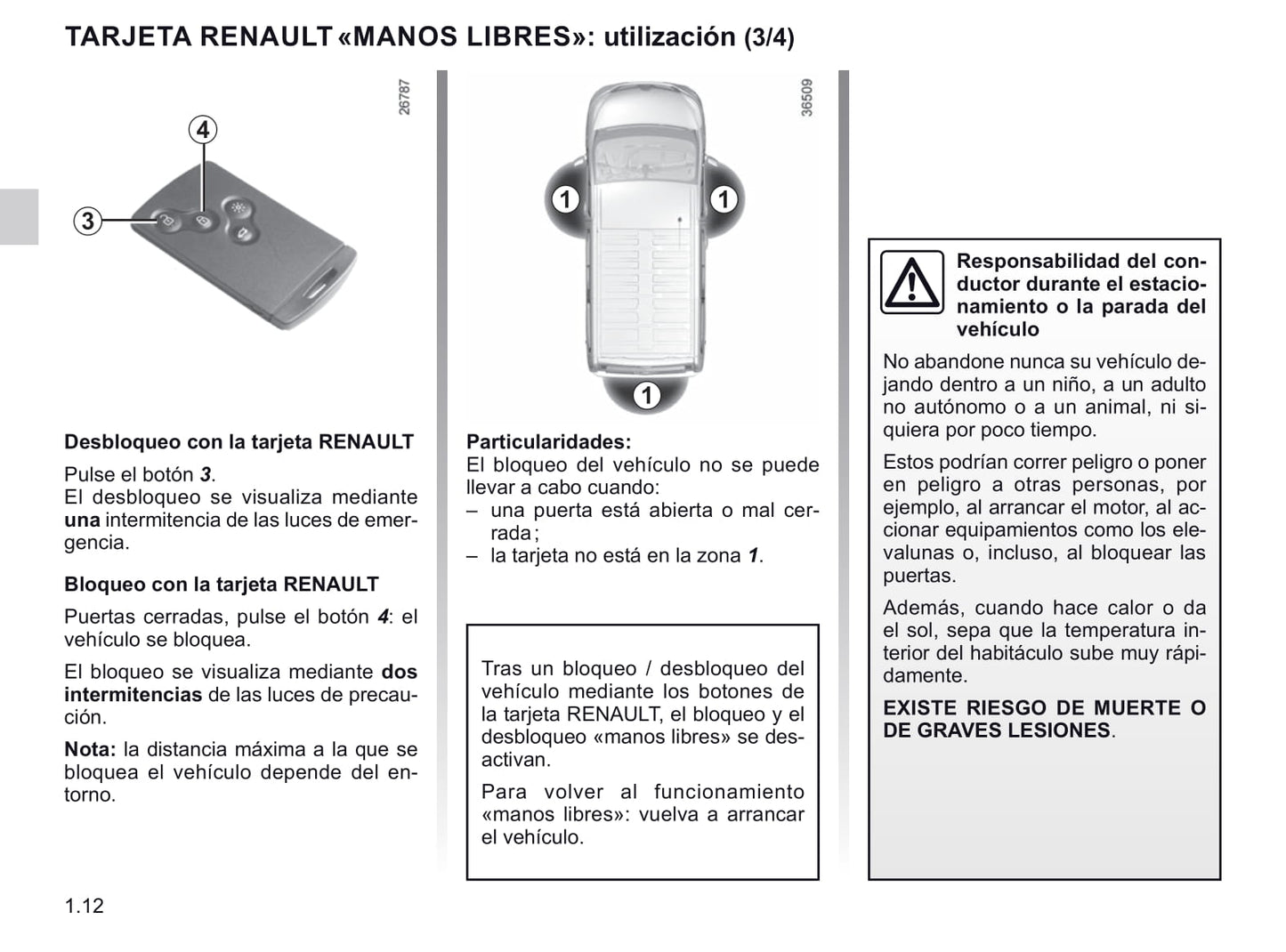 2020-2021 Renault Trafic Owner's Manual | Spanish