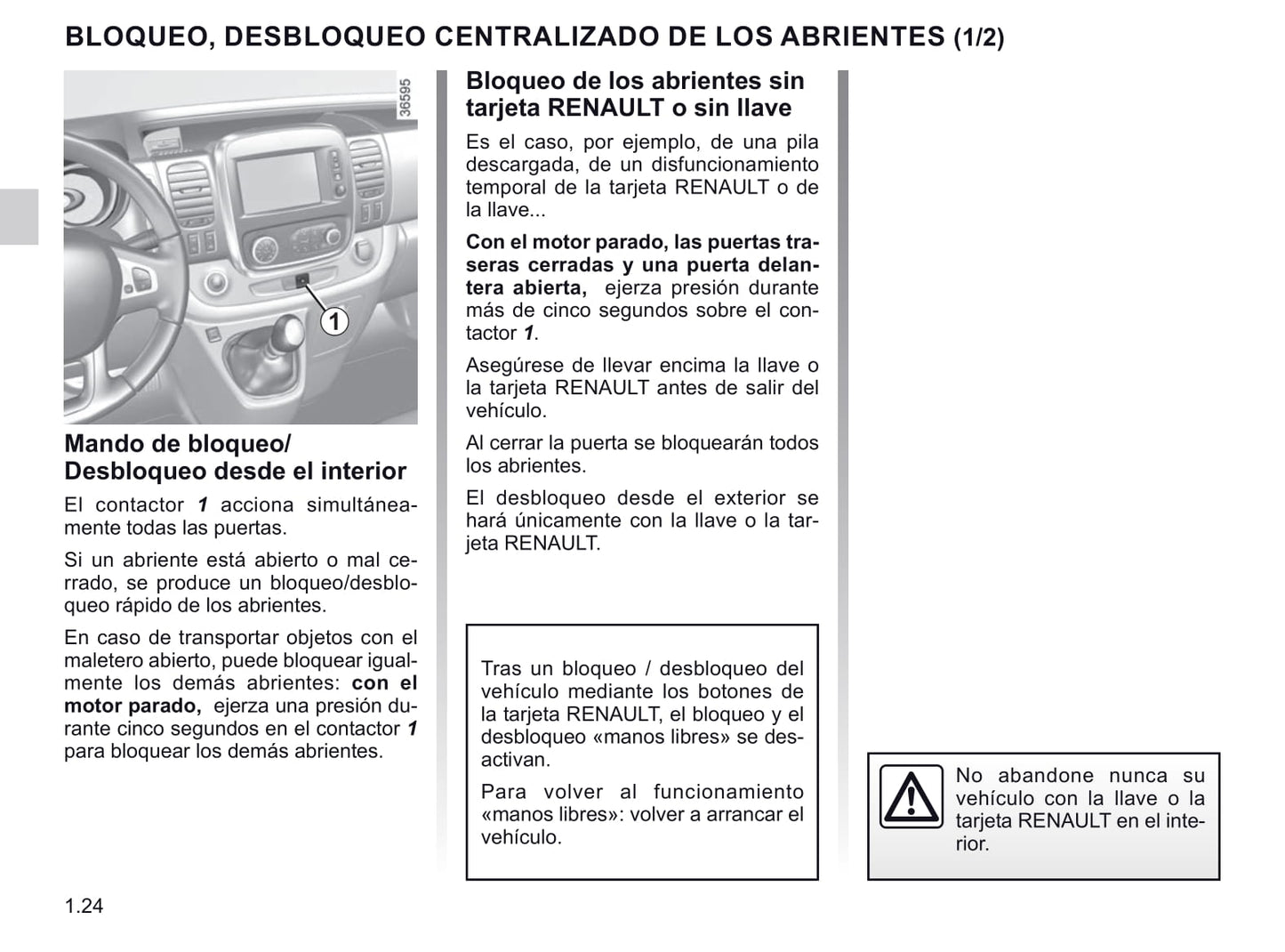 2019-2020 Renault Trafic Manuel du propriétaire | Espagnol
