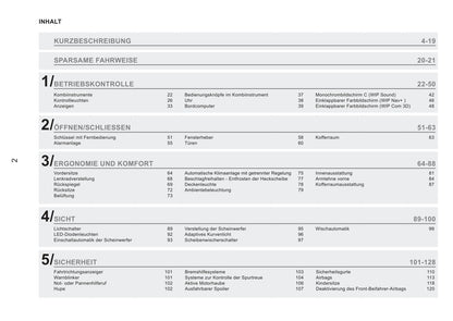 2013-2015 Peugeot RCZ Bedienungsanleitung | Deutsch