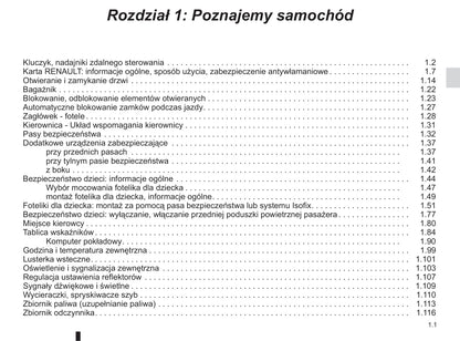 2018-2019 Renault Trafic Owner's Manual | Polish