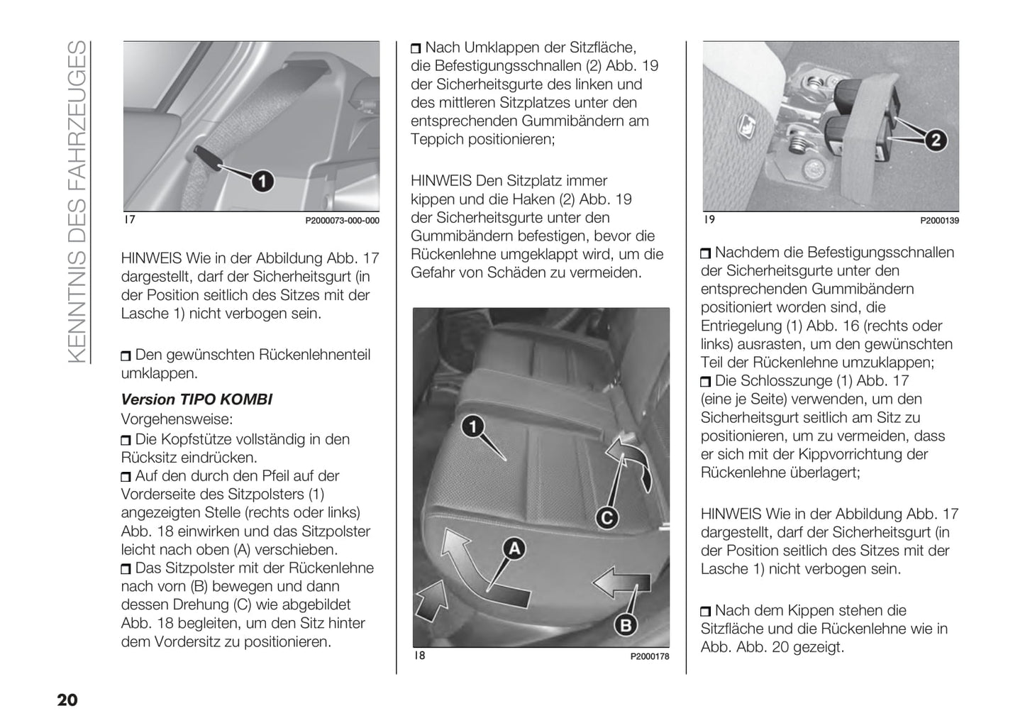 2020-2021 Fiat Tipo Gebruikershandleiding | Duits