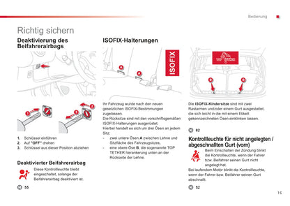 2012-2014 Citroën C1 Owner's Manual | German