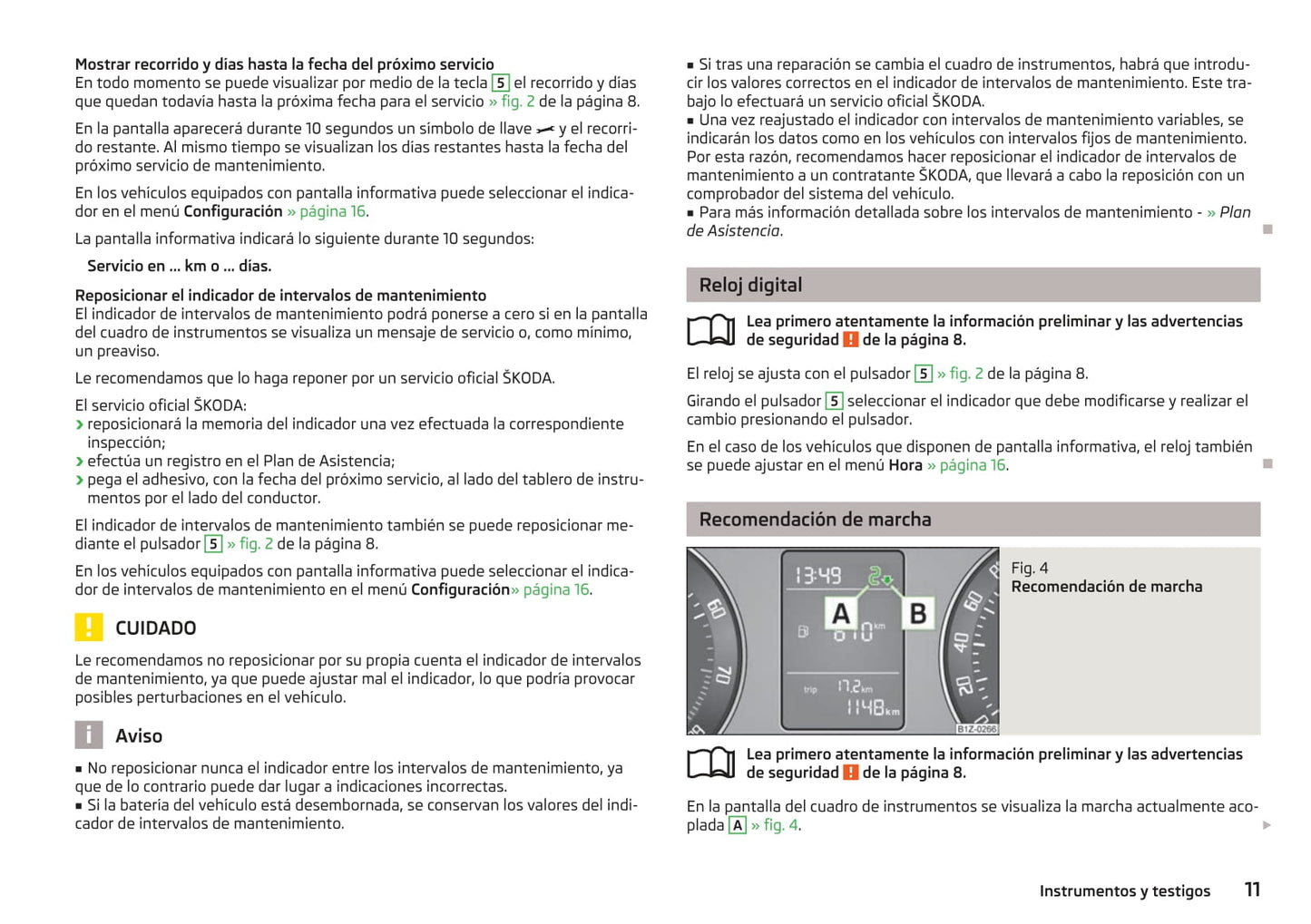2012-2013 Skoda Octavia Owner's Manual | Spanish